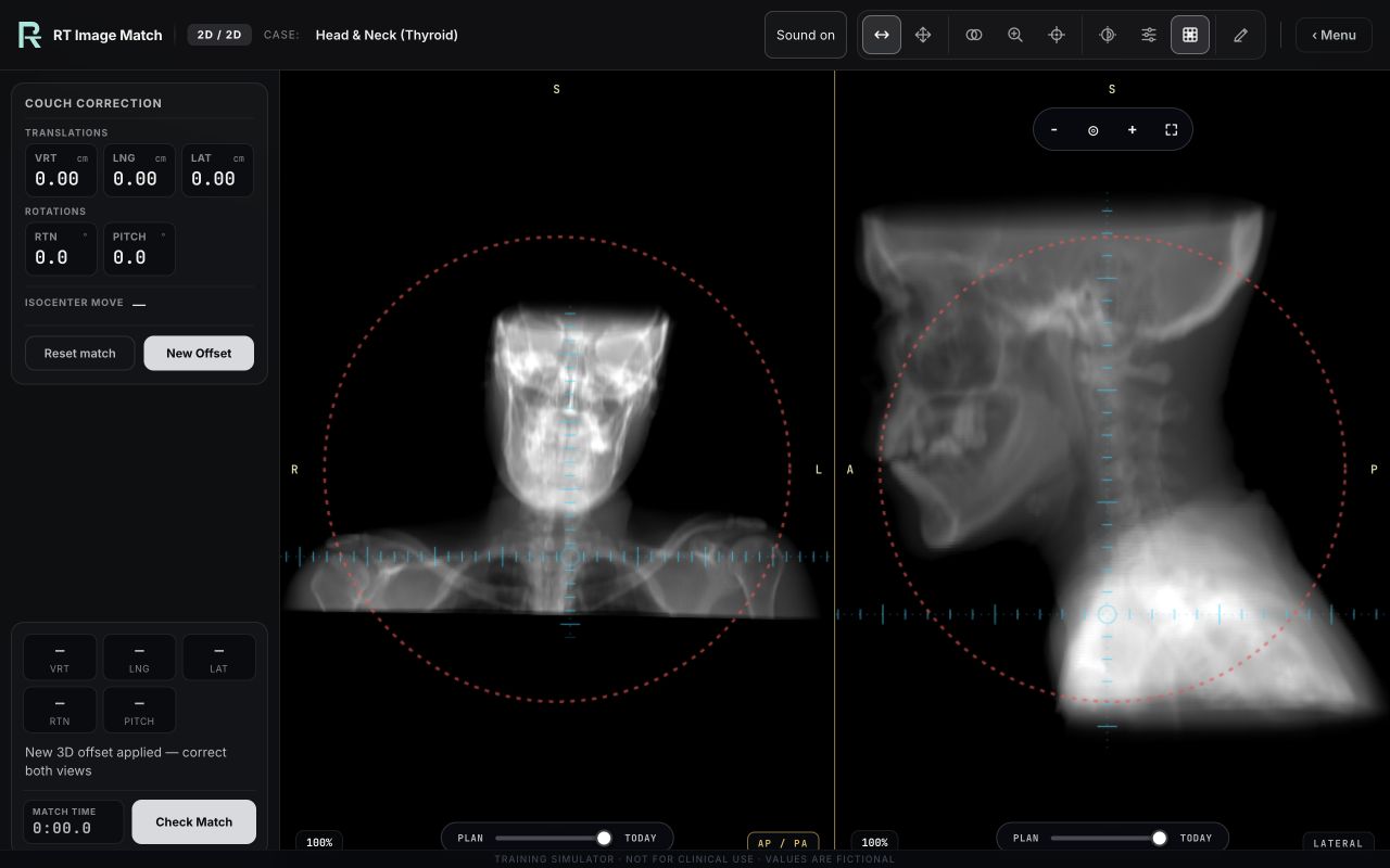 Head & Neck (Thyroid), trainer screenshot