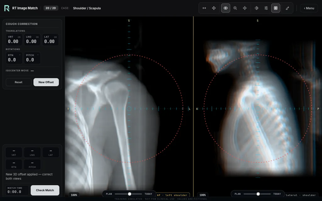 Shoulder / Scapula, trainer screenshot