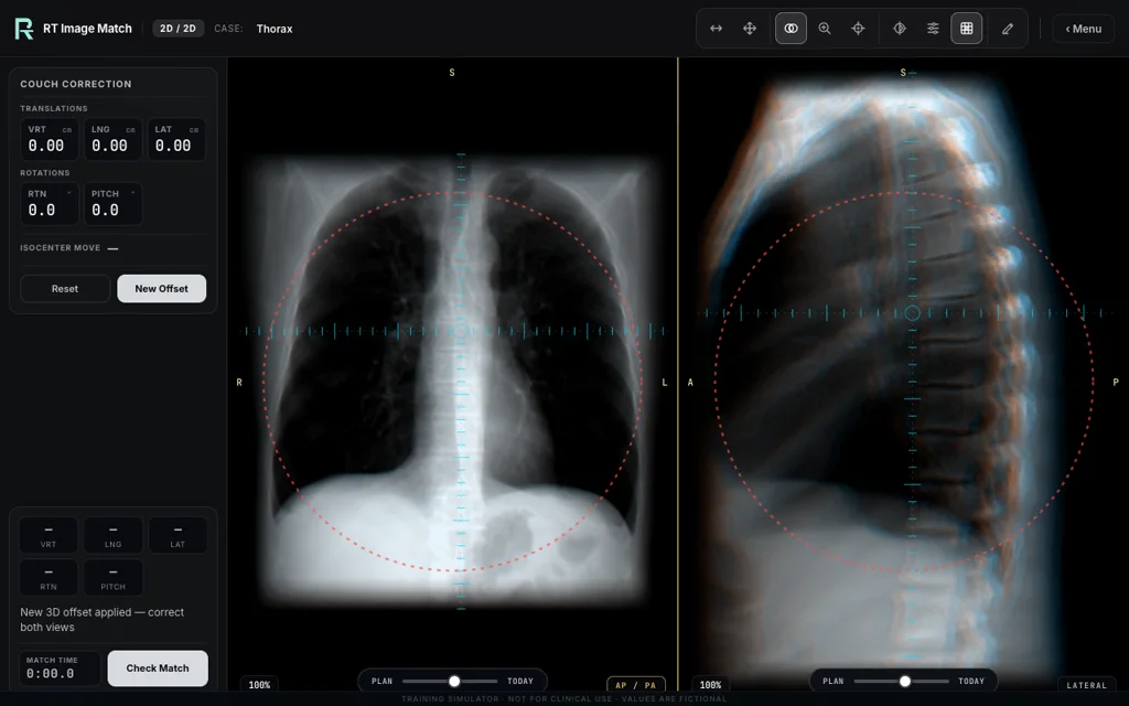 Thorax, trainer screenshot