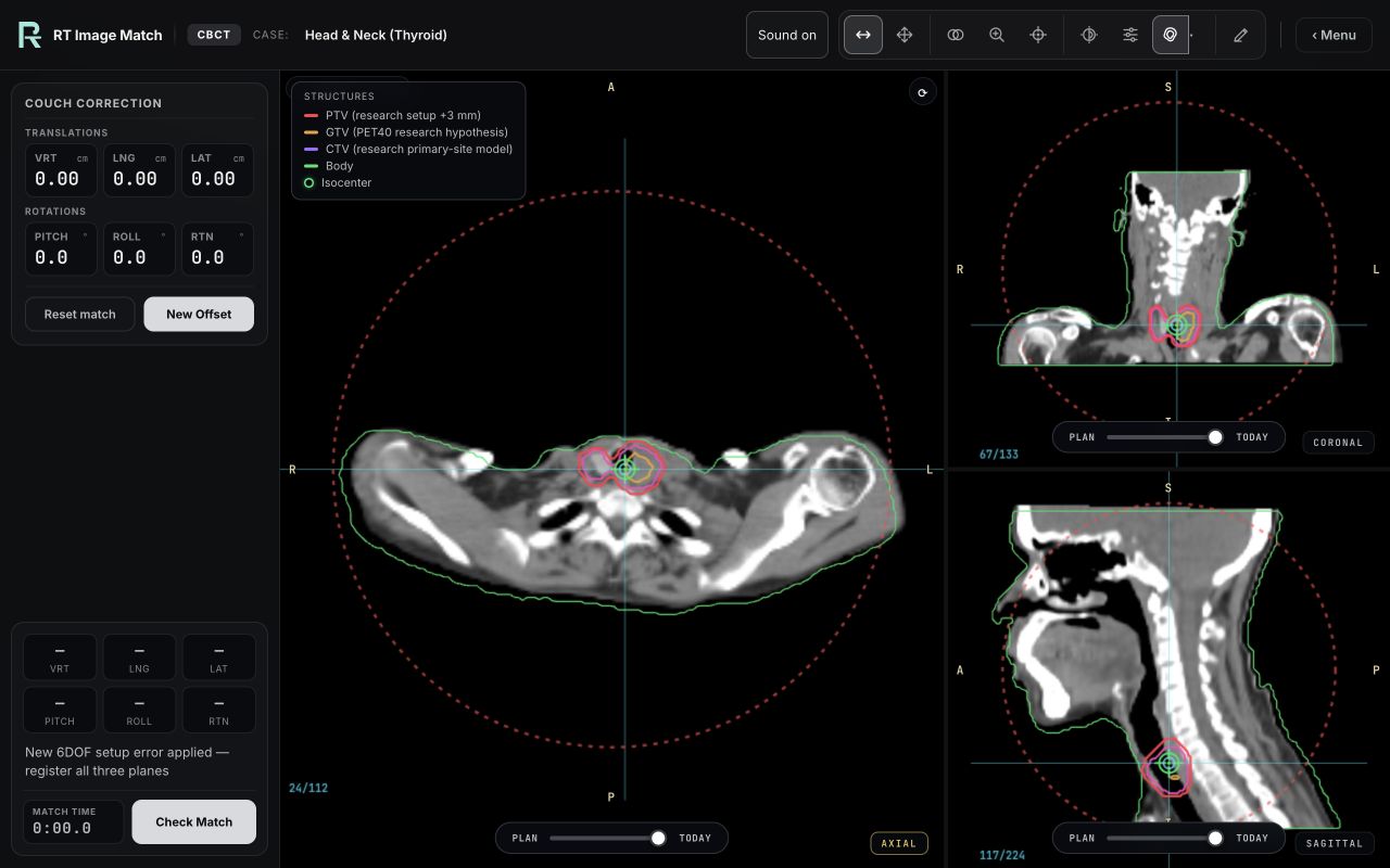 Head & Neck (Thyroid), trainer screenshot