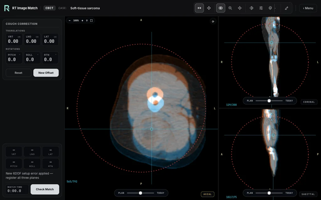 Soft-tissue sarcoma, trainer screenshot